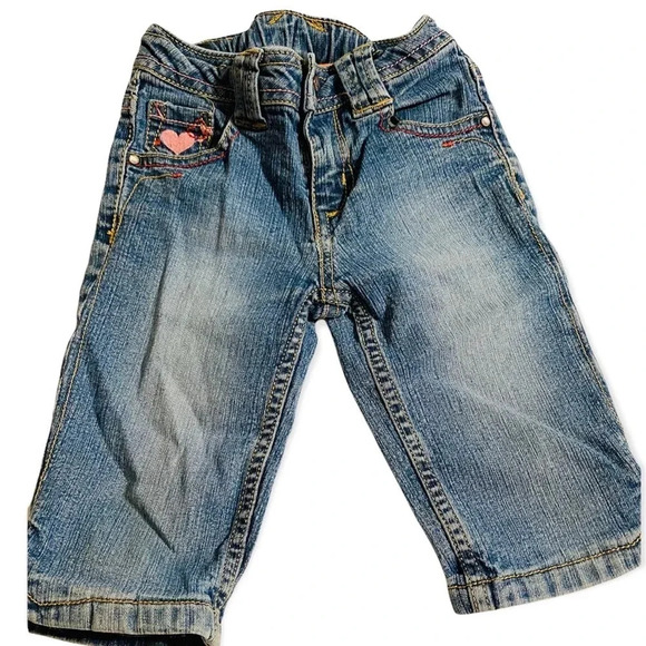 SONOMA GUC GIRLS JEANS CAPRI PANTS BOTTOMS SIZE 5 - Picture 2 of 4